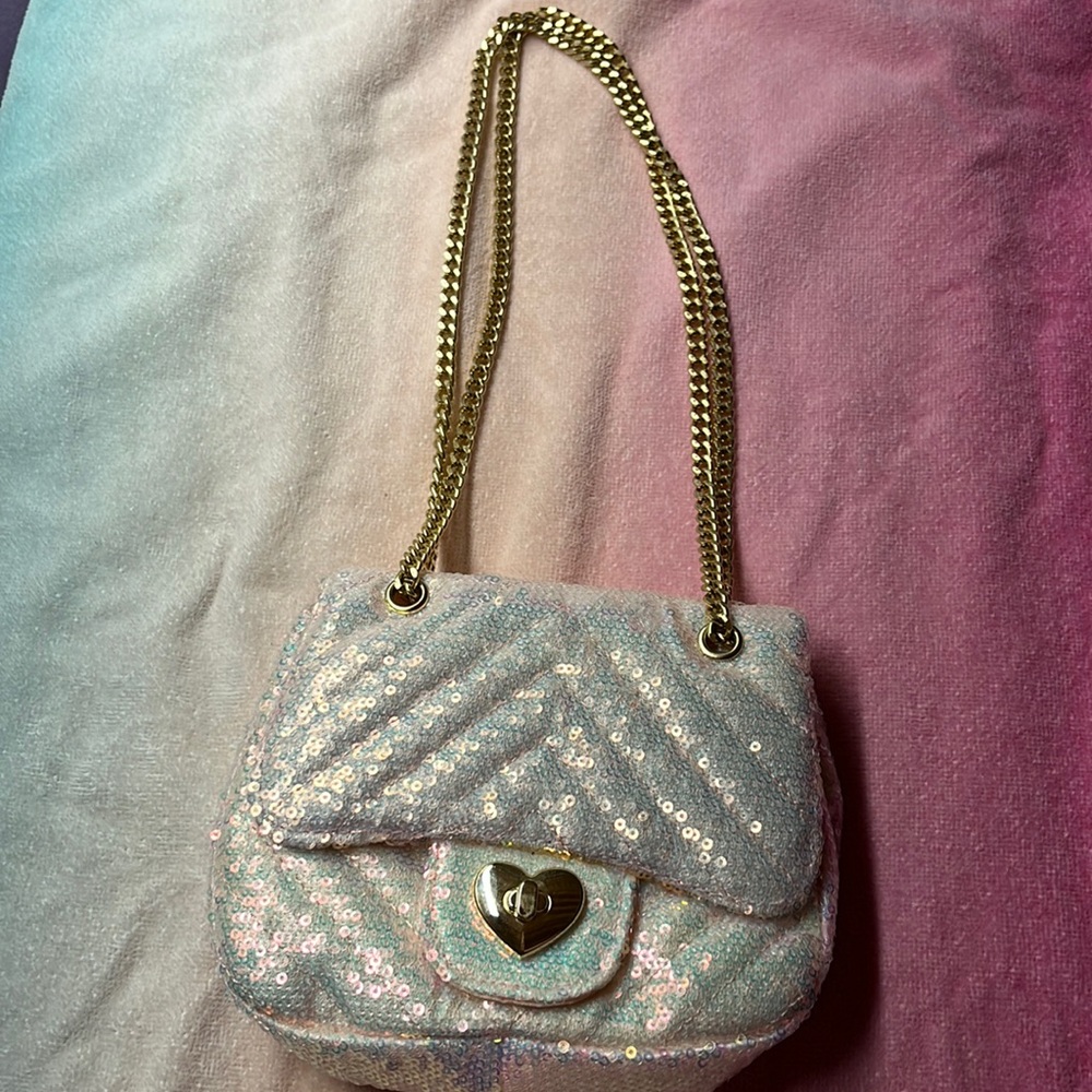 Sequin iridescent bag for girls
